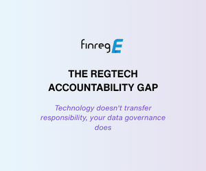 Regtech, Accountability, data governance, FinregE, AI compliance